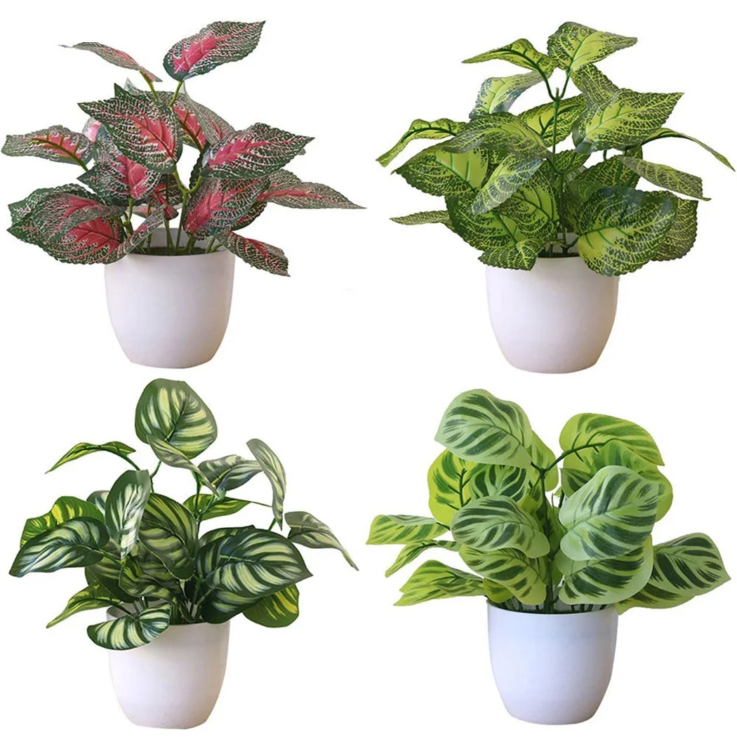 Snake Plant - 1 шт., искусственный лист, горшок для