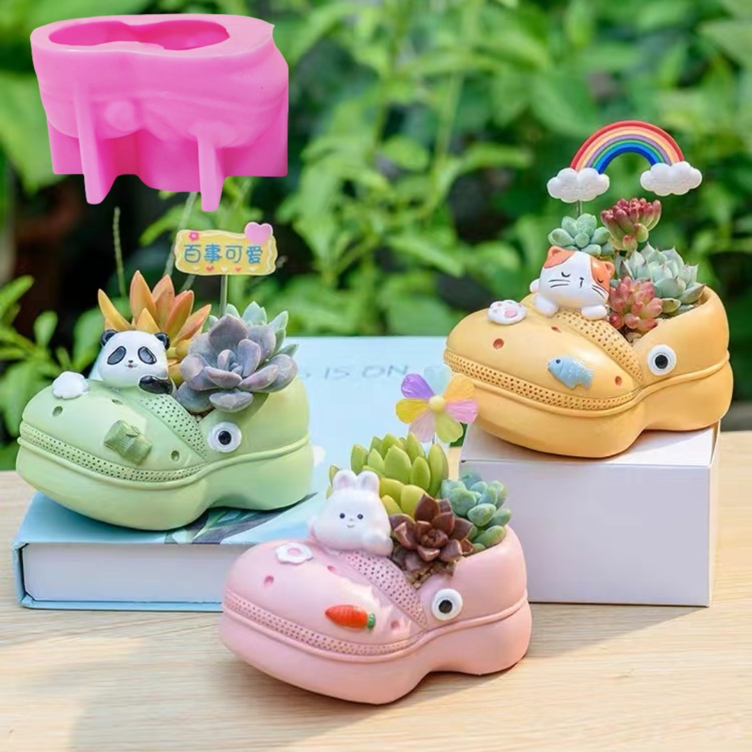 3D тапочки в виде животных, го – обзор и цена Succulent Set