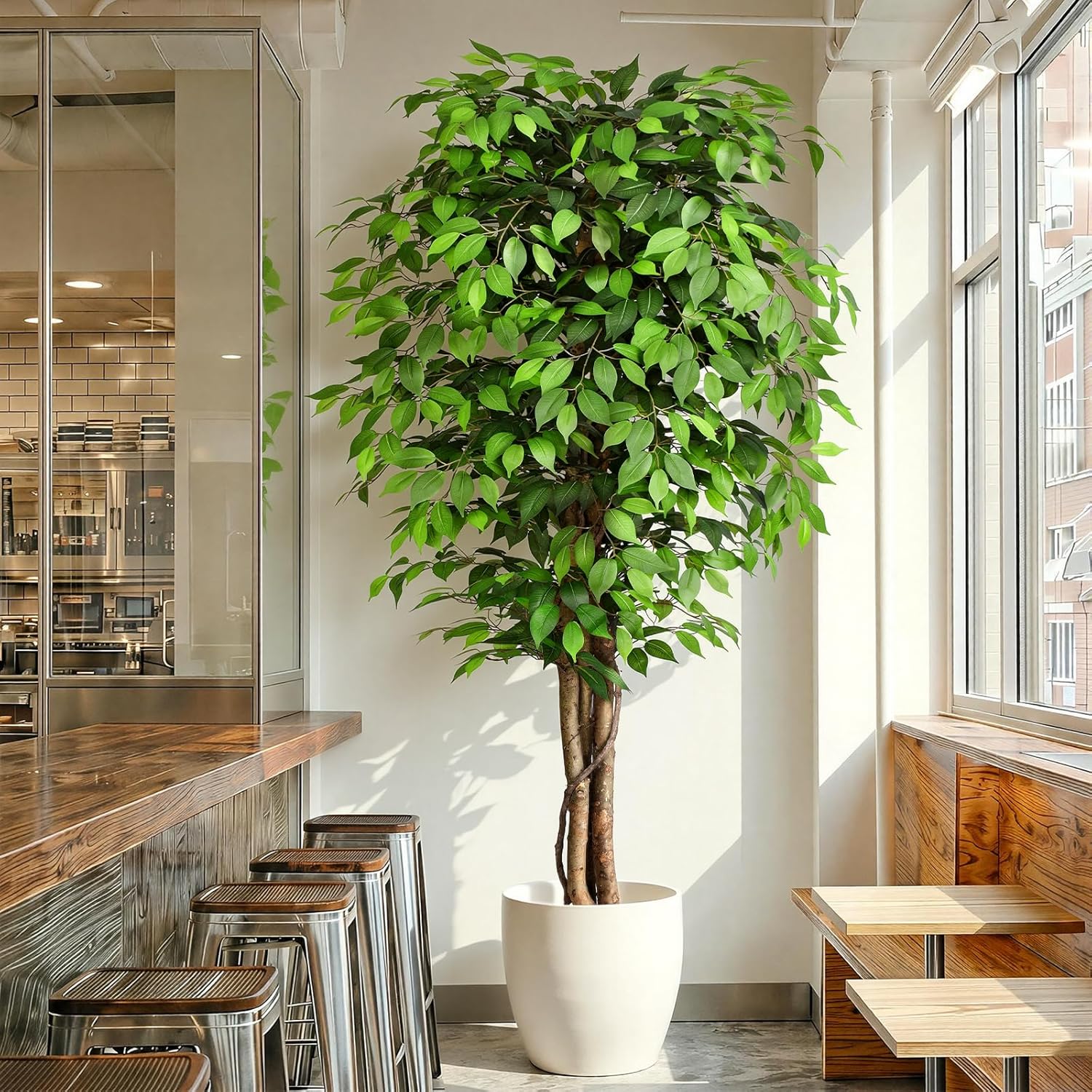 Искусственное дерево фикус с р – обзор и цена Fiddle Leaf Fig
